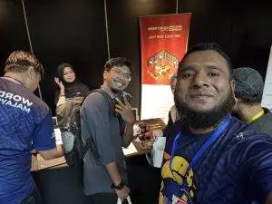WordCamp Malaysia - photo at hosting stall